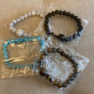 Fashion Bracelets for Motion Sickness (set of 4)